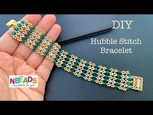 Hubble stitch beaded bracelet || Nbeads tutorial