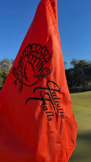 31 reactions · 3 comments | 李Hello November! Our Thanksgiving flags are out adding a little more “fall flair” to our already beautiful course. Come out & play in this perfect weather! 癩 | Juliette Falls | Facebook