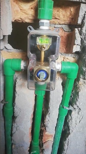 How was the bath shower and commode tank installed #plumbing