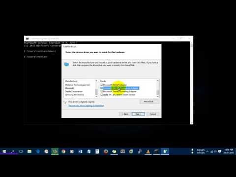 How to Install Microsoft Loop Back Adapter in Windows 10