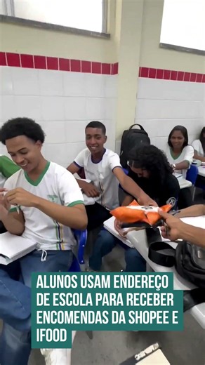 Alunos usam endereço de escola para receber encomendas da Shopee e iFood! 😮🤣