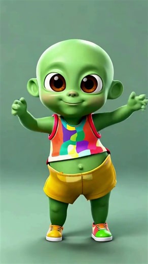 Chiki Tun - Green Aliens Dance #alien #funny #cartoon #animation #dance