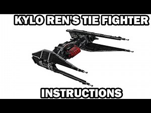 LEGO INSTRUCTIONS - KYLO REN'S TIE FIGHTER - STAR WARS - LEGO 75179