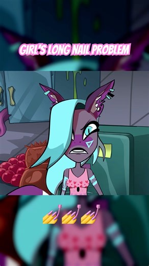 Girl’s long nail problem 💅💅💅#shorts #nails #vampramp