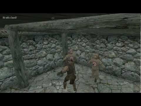 My Skyrim XP giving Practice Dummy