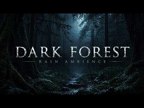 Dark Rainforest Ambience | Immersive Rain Sounds