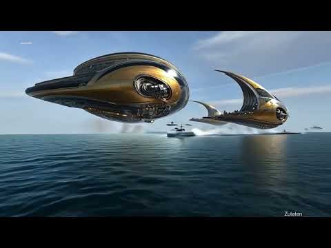 Steampunk Futuristic Space and Symphony Like Never Before AI Sci-fi Short Film_R
