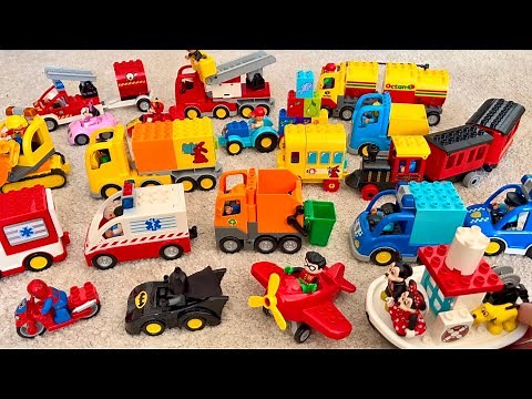 Build and Play with 20 LEGO DUPLO Vehicles | Fire Truck & Construction Fun for Toddlers
