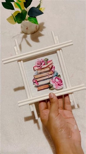 ✨🍁 Easy Wall Decor Idea using Straws 🍁✨#diy#shorts#craft#handmade
