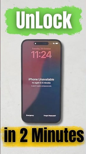 iPhone Unlocked in 2 minutes