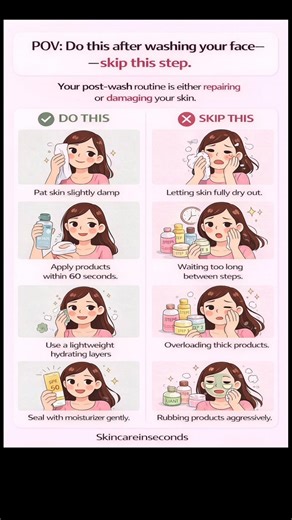 POV : You’re ruining your skin right after washing your face.