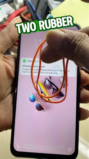 Ikat LCD cukup 2 Karet Saja🤭#tutorial