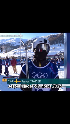 Jesper olympics 2026 slopestyle❤️🔥 #viral #jespertjader #olympics #snow #skifreestyle