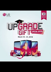 1.7K views · 39 reactions | We believe that everyone deserves a little push and a pat on the back. That's why we're giving our graduates some special deals care of LG Mobile! Promo ends March 31, 2018. | LG Global | Facebook