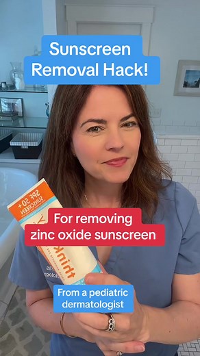 Removing Sunscreen: Zinc Oxide Sunblock Removal Hack!