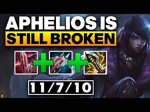This Aphelios build makes him broken - Aphelios ADC Gameplay