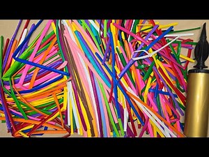 Extreme Satisfying ASMR | Unwrapping Unlimited Modelling Balloons & Popping