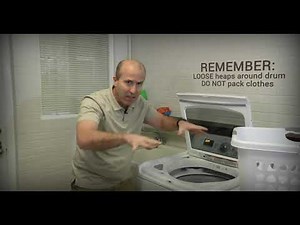 How to load your HE washing machine