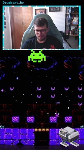SPACE INVADERS no MICRO MAGES (2019) de Nintendinho. #games #retrogaming #nintendo #spaceinvaders
