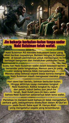 Kisah jin dan Nabi Sulaiman #viralvideo #ceritaNabi