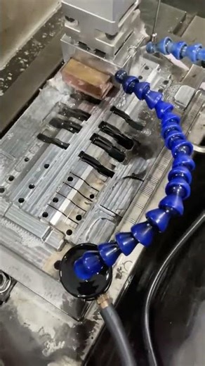 EDM machine mold process #mold #plasticmanufacturing #edm #plastic-tooling #moldings #injectionmold