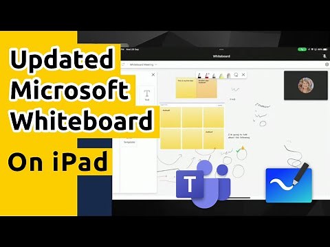 Updated Microsoft Whiteboard on iPad