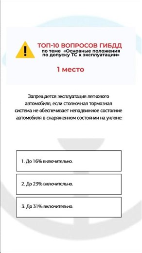 Top 10 Most Difficult Traffic Police Exam Questions on "Basic Provisions for Vehicle Operation"