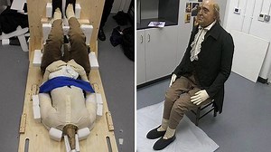 Philosopher Jeremy Bentham died in 1832, yet his preserved skeleton has been readied for a trip to New York. Read more: http://tgr.ph/LQ3wik | The Telegraph