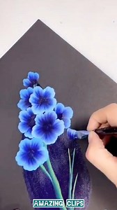 148K views · 687 shares | One Stroke Painting For Stunning Result | Amazing Clips | Facebook