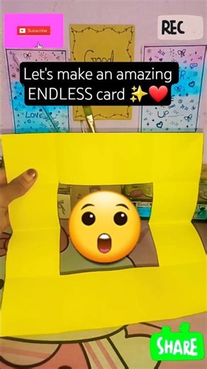 DIY Endless Card Tutorial..Must Watch This..✨️🥰 #viralshort #papercraft #viralvideo #diy #viral #😳😱😲