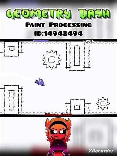 Paint Processing #geometrydash #gd #shortvideo #fpyシ