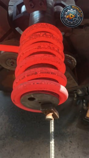 Amazing Hot Metal Spring Making Process | Satisfying Machines #shorts