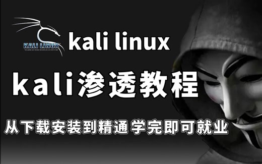 冒死上传！目前B站最完整kali渗透入门教程，清华大佬用196小时讲完的kali linux！网络安全/web安全/kali破解/漏洞挖掘/黑客技术/黑客教程