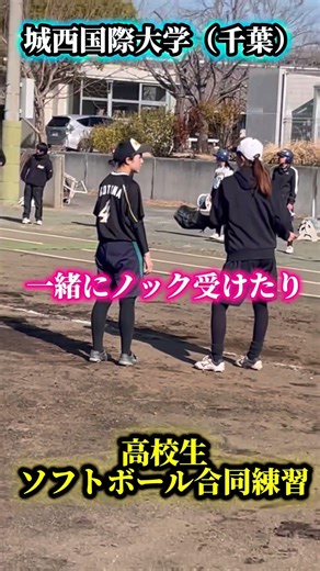 [Attention high school softball players! Joint practice with Josai International University! Soft...