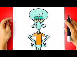 How to DRAW SQUIDWARD TENTACLES - SpongeBob SquarePants