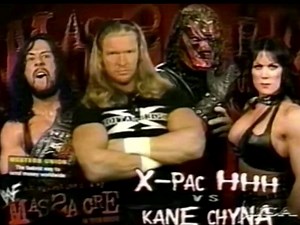 Triple H&X-PAC vs Kane&Chyna
