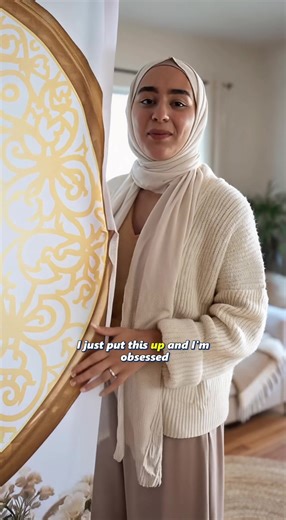 Elegant Ramadan Backdrop with Moon and Lantern Design