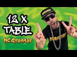 12 Times Table Song | Learn Multiplication Tables | MC Grammar 🎤 Educational Rap Songs for Kids 🎵