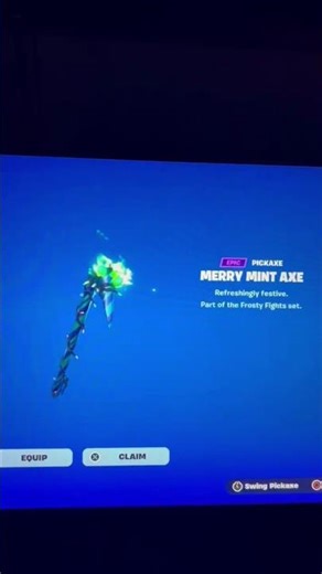 merry mint axe free now use code OSGG #fortnite #fortnitebr #fortniteshorts #viral 🔥🔥🤩