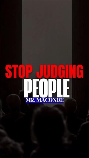 Stop Judging People – Learn From Mistakes‪@mrmaconde‬