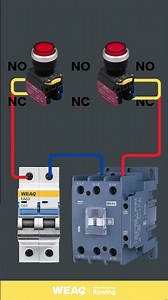 Dual Button Monitoring: Contactor Status Display.