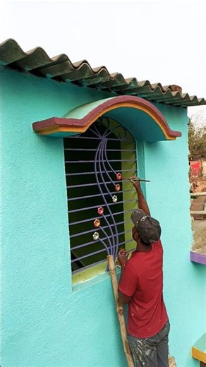 Grill colour short upload #viral #rap #music #AsianPaint #wall #design #searching