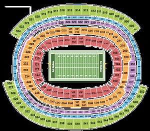 SoFi Stadium Seating Chart + Rows, Seats and Club Seats