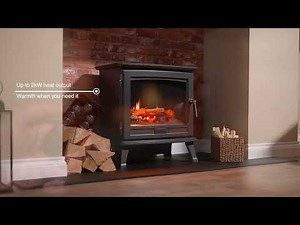 Dimplex Belgravia Opti-V Electric Stove Video