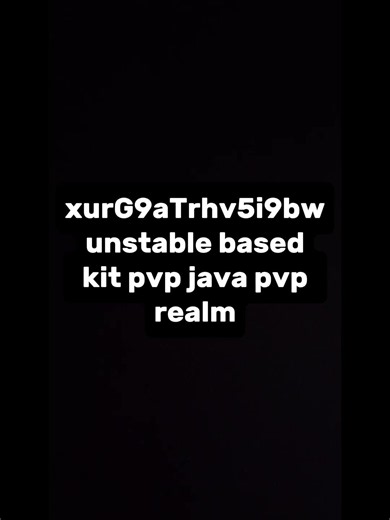 kit pvp java pvp realm code : xur09aTrhv5i9bw #minecraft #fyp #viral