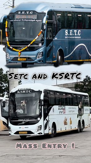 SETC🔥vs KSRTC💥 it’s Mass vs Class #ksrtc #setc #tnstc #bus #viral #shorts #tnbus #tamilnadu #buses