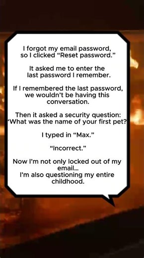 I forgot my email password, so I clicked “Reset password.” #shorts #funny #humor #lol