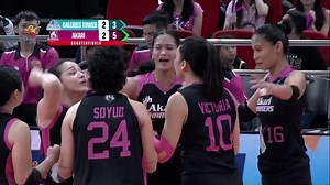 73K views · 425 reactions | IT STARTS AND ENDS WITH A FIFI ACE  The Akari Chargers go on a mini 4-0 run with Fifi Sharma’s stable hand at the service line as they lead the Galeries Tower Highrisers in the fifth set of Game 1 of the 2024-25 PVL All-Filipino Conference quarterfinals! #PVL2025 #TheHeartofVolleyball #OneSports | One Sports | Facebook