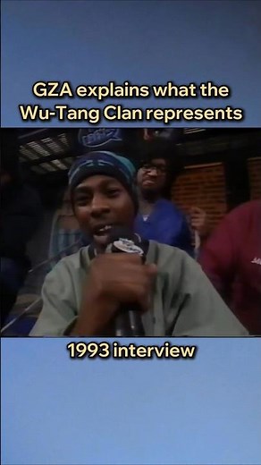 GZA: This is what Wu-Tang Clan represents #wutang #wutangclan #90srap #interview #90shiphop