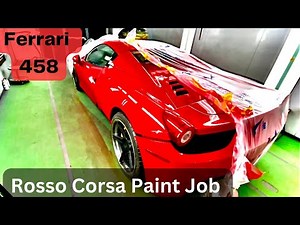 Ferrari Paint job with no Blend! PPG paint application and Color Match